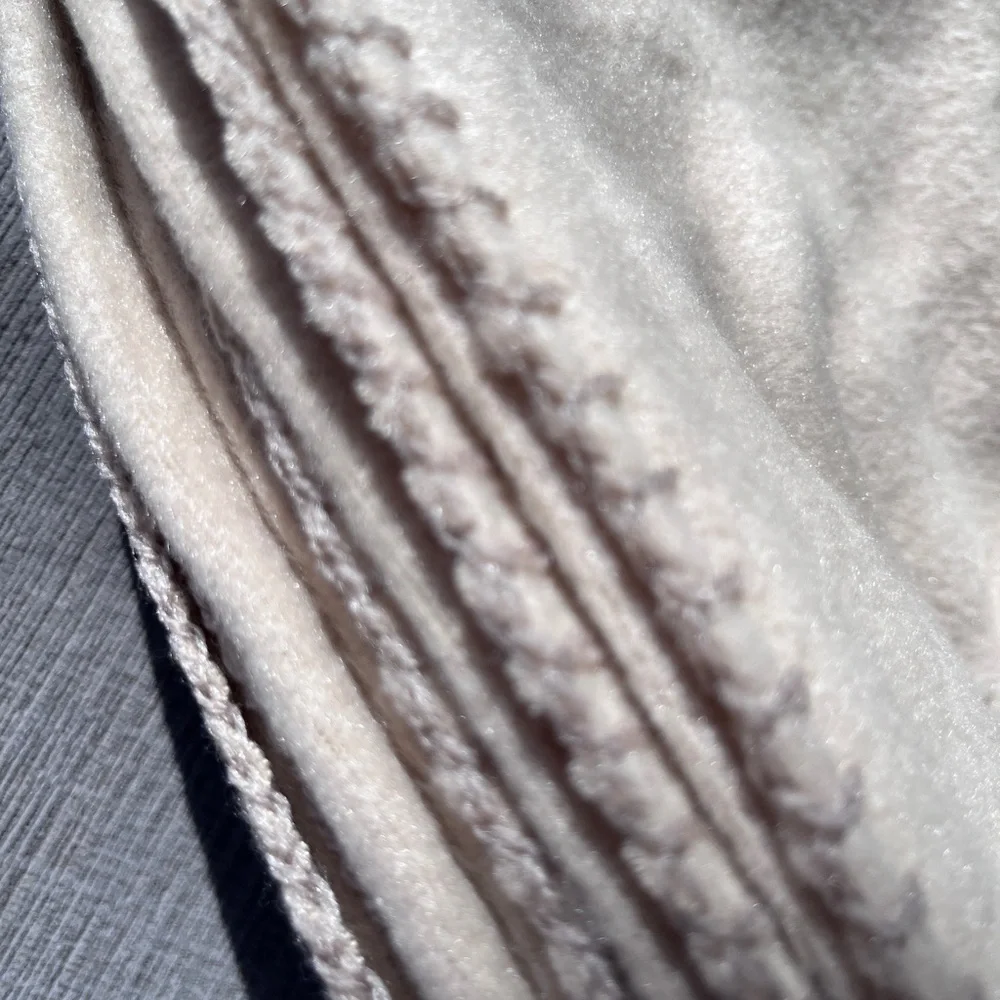 Soft Cream travel Blanket NOWT